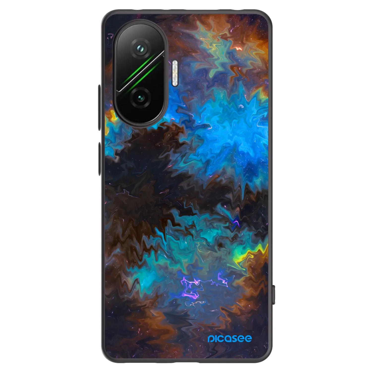 Picasee Xiaomi Poco F7 Pro 5G Hülle - Schwarzes Silikon - Space
