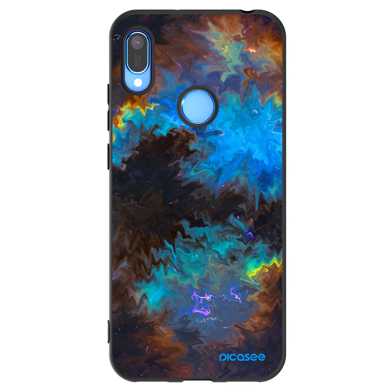 Picasee Huawei Y6 2019 Hülle - Schwarzes Silikon - Space