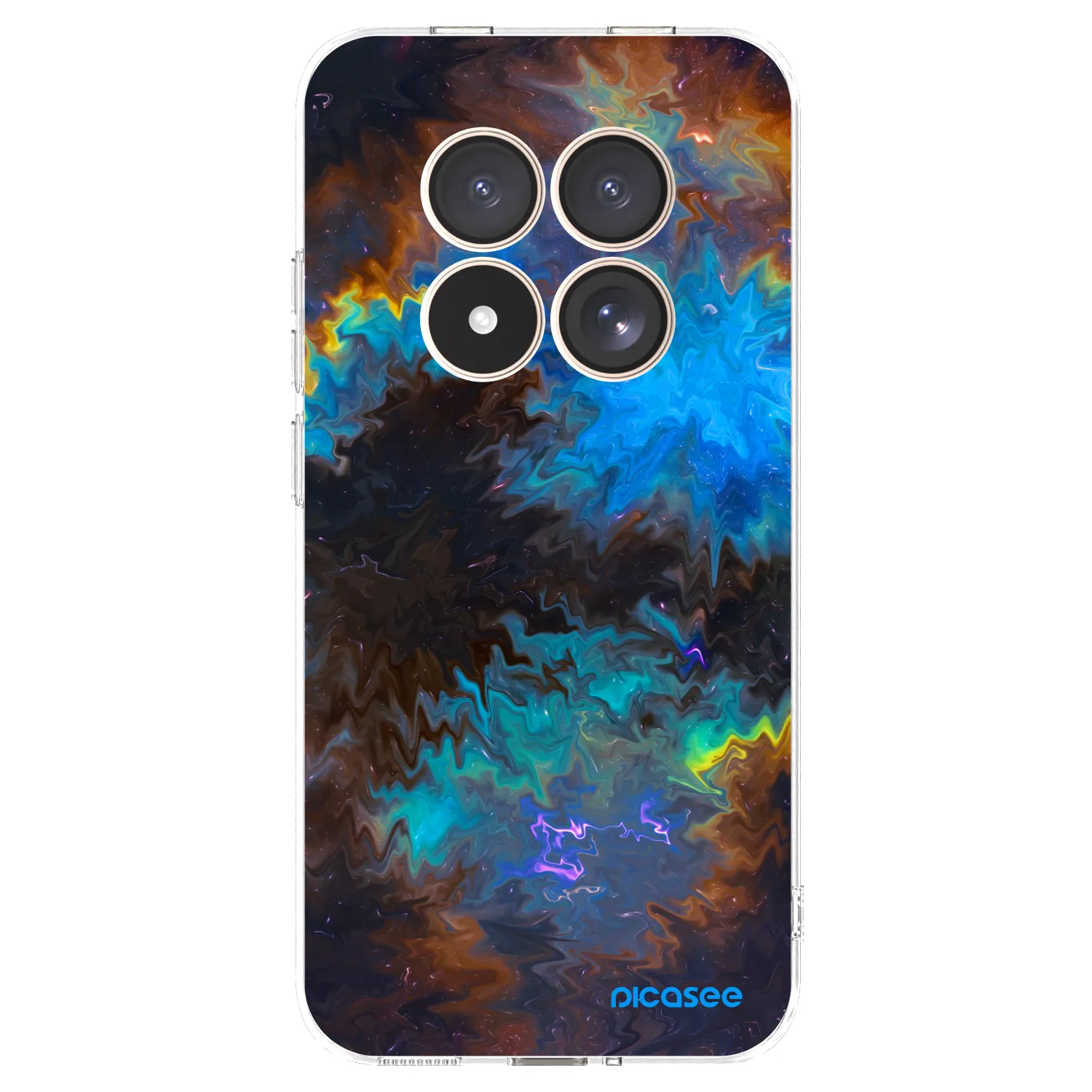 Picasee Xiaomi Redmi Note 15 Pro 4G Hülle - Transparentes Silikon - Space