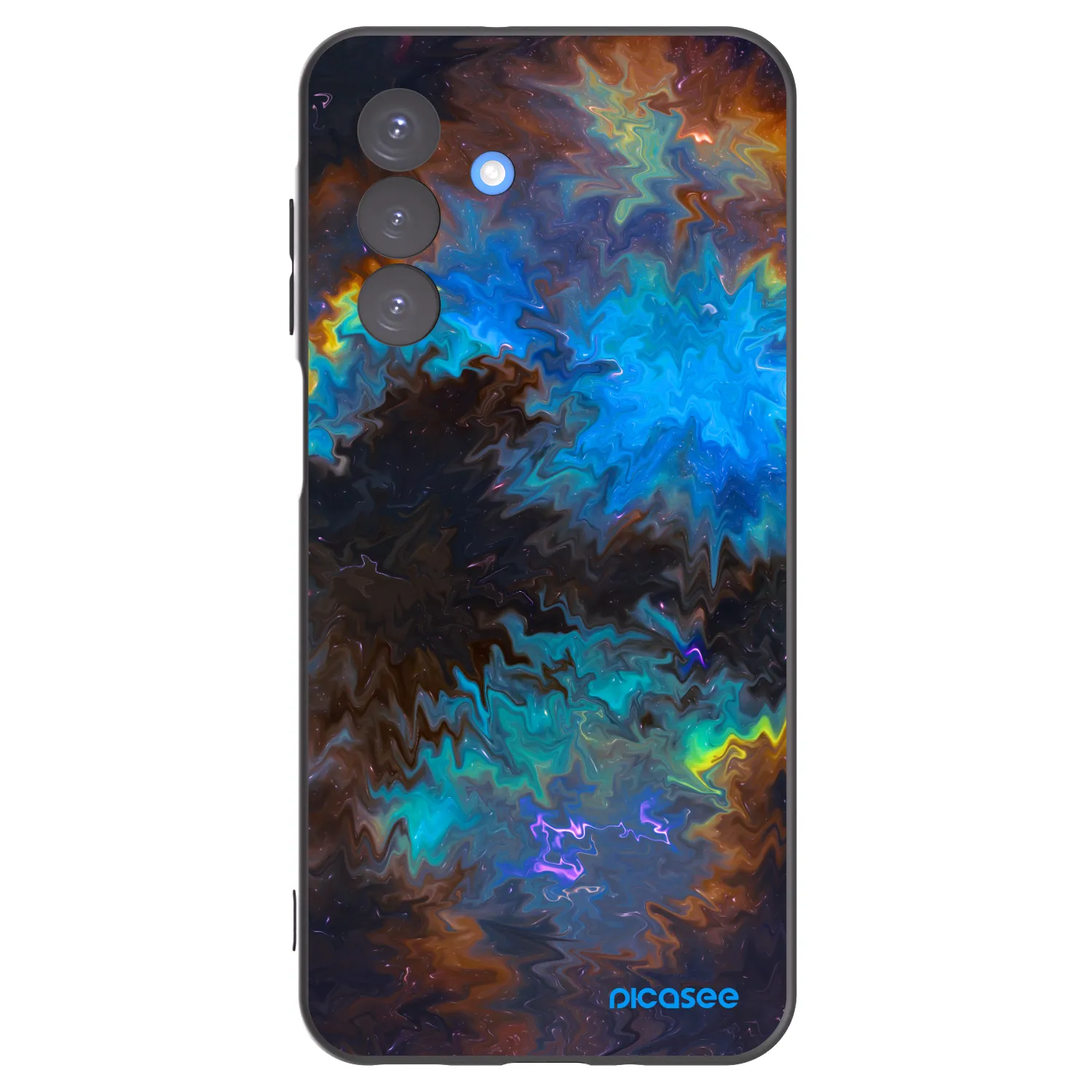 Picasee Samsung Galaxy A17 5G Hülle - Schwarzes Silikon - Space