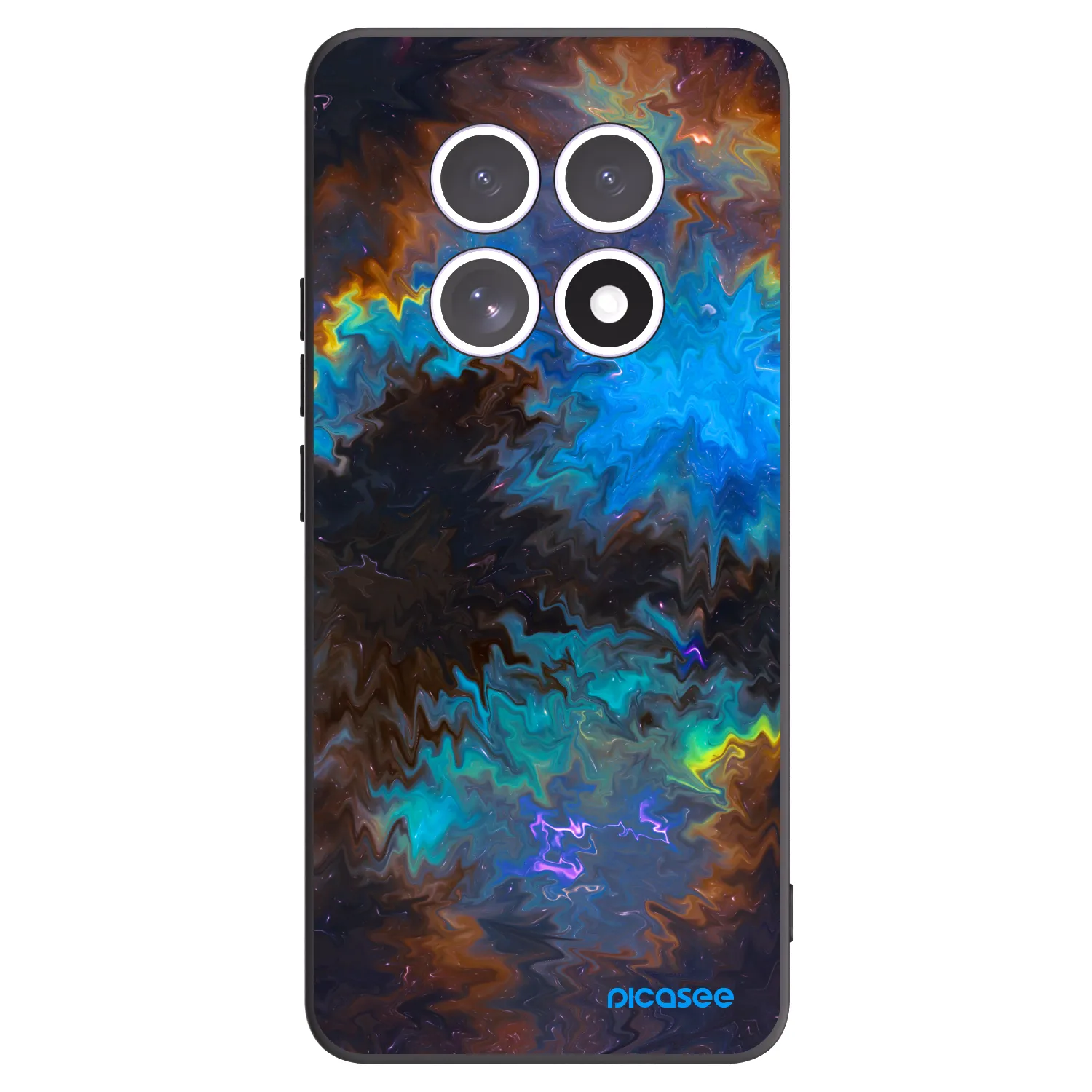Picasee Xiaomi Redmi Note 15 Hülle - Schwarzes Silikon - Space