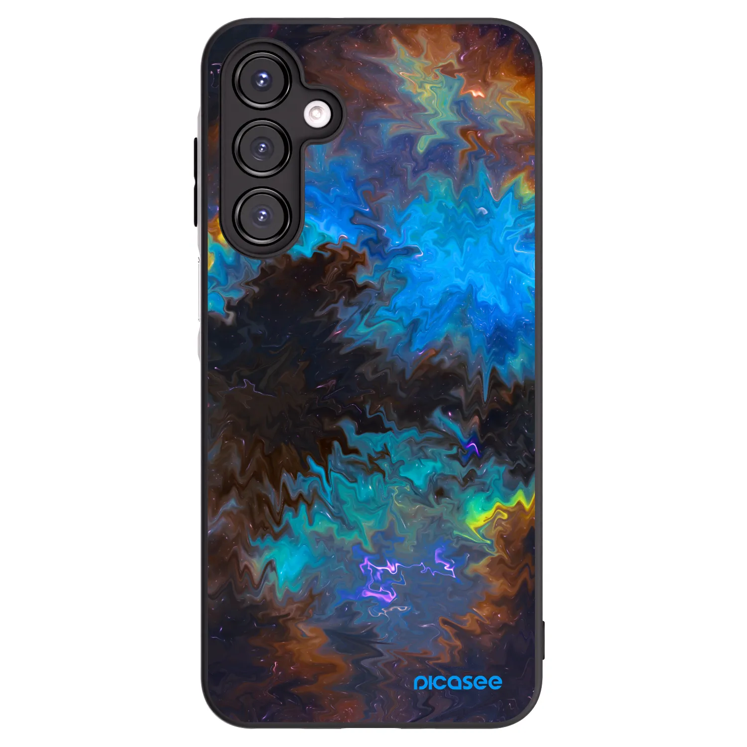 Picasee Samsung Galaxy A16 4G Hülle - Schwarzes Silikon - Space