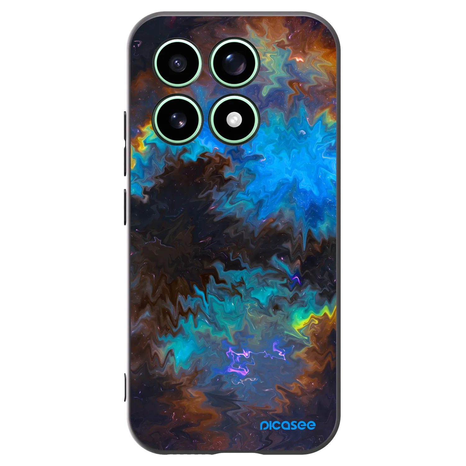 Picasee Xiaomi 17 Hülle - Schwarzes Silikon - Space
