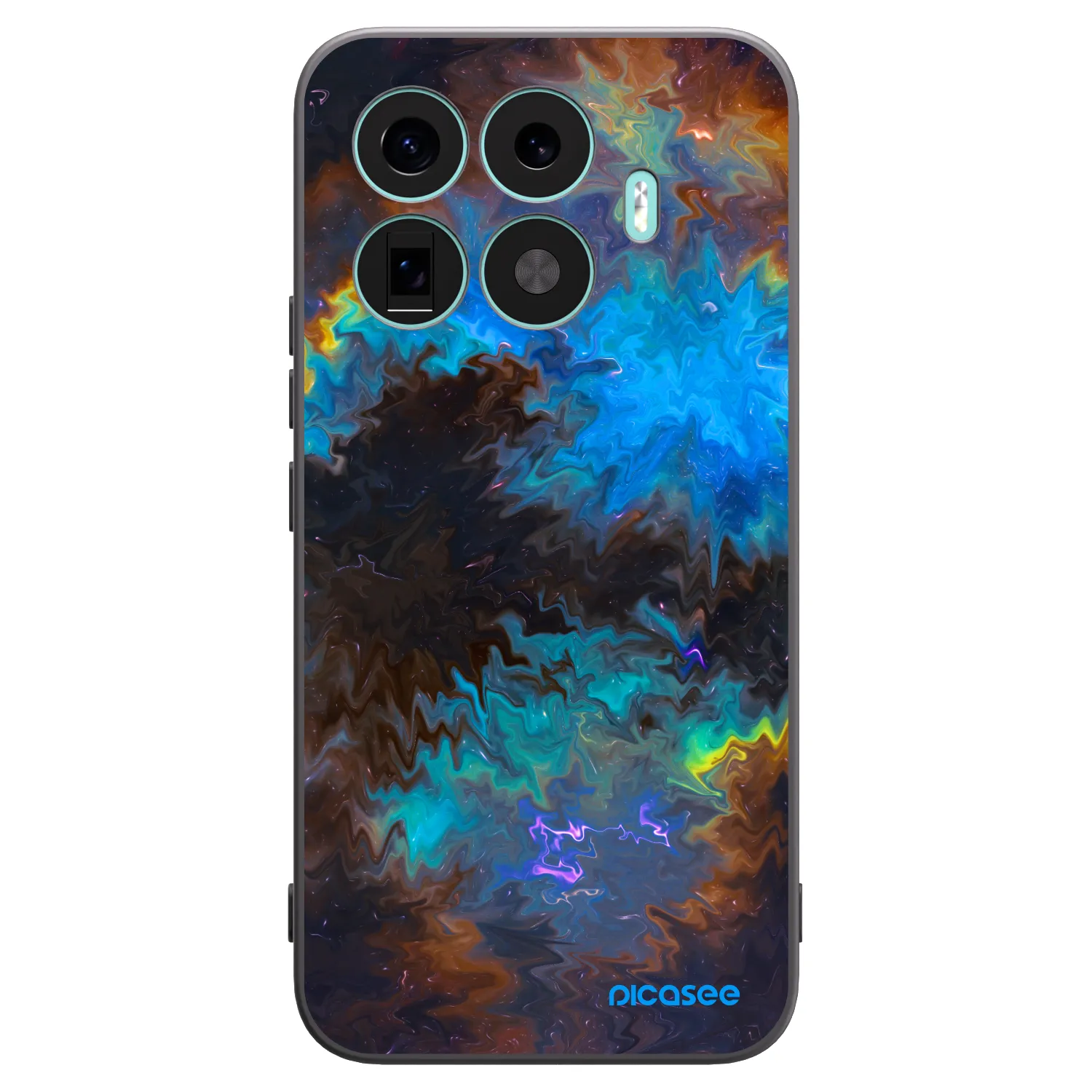 Picasee Xiaomi 17T Pro Hülle - Schwarzes Silikon - Space