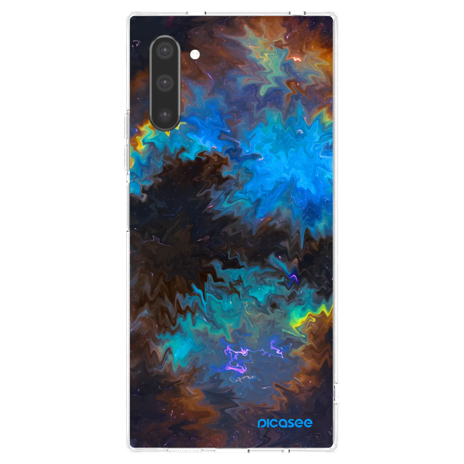 Picasee Samsung Galaxy Note 10 N970F Hülle - Transparentes Silikon - Space