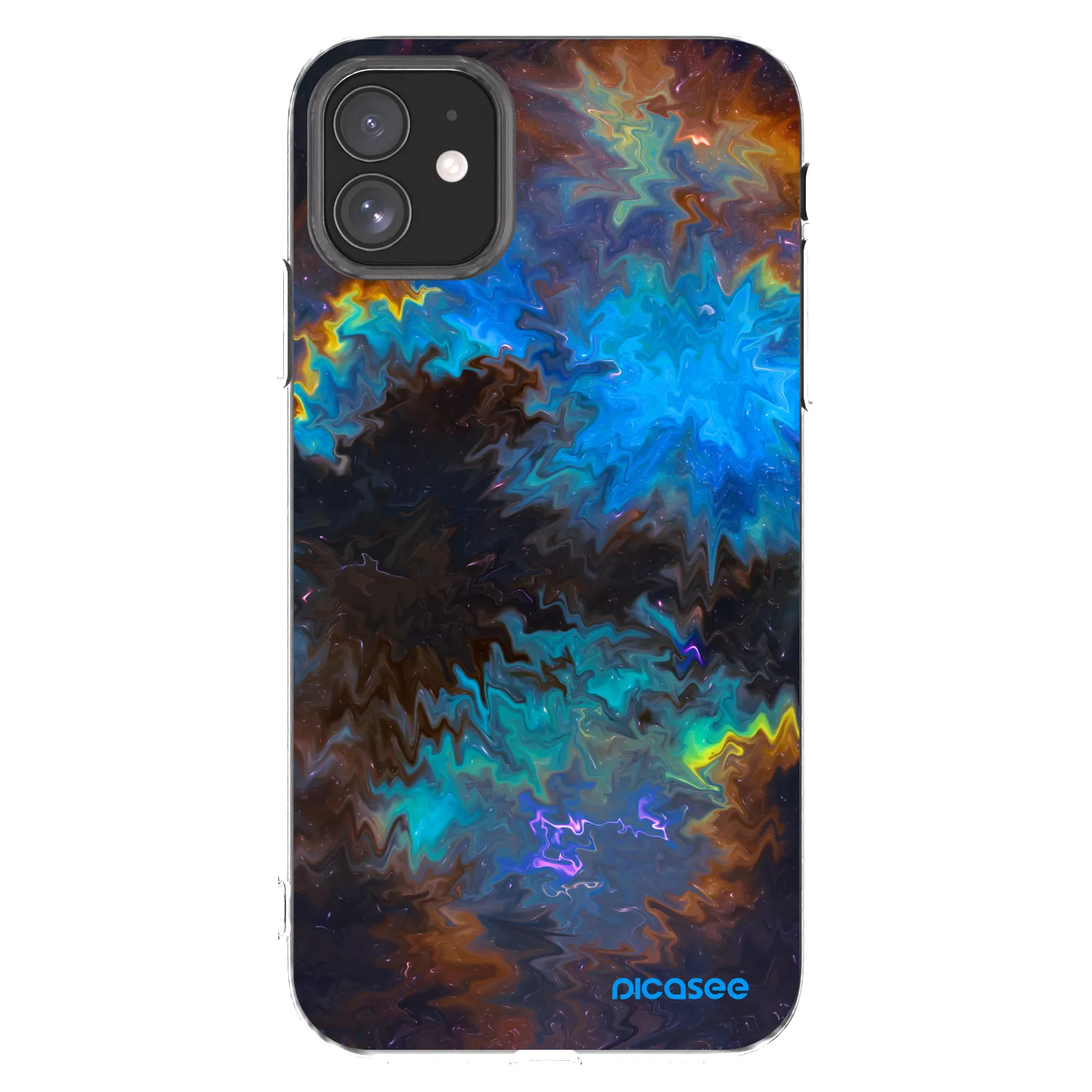 Picasee Apple iPhone 11 Hülle - Transparentes Silikon - Space