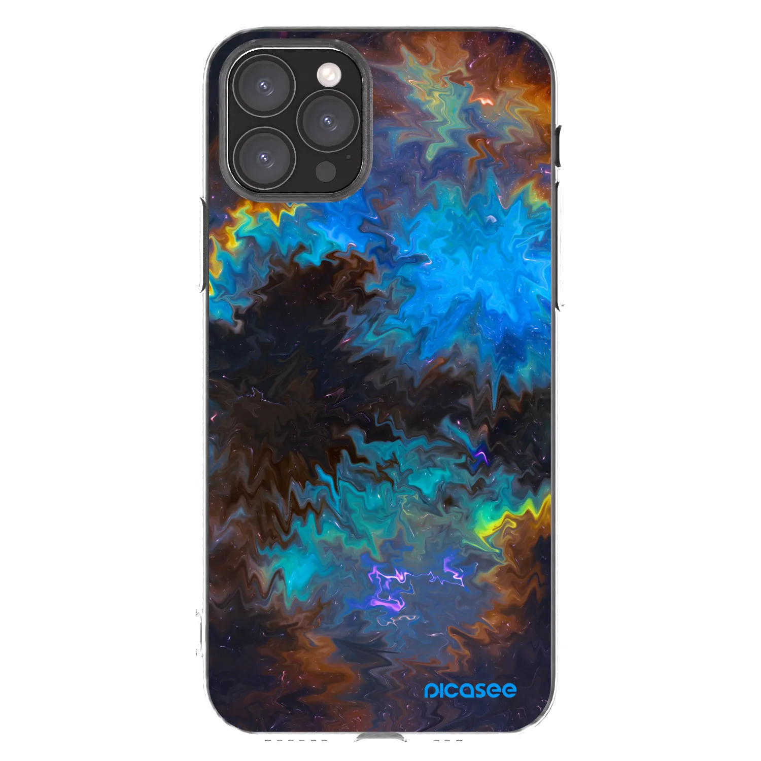 Picasee Apple iPhone 11 Pro Hülle - Transparentes Silikon - Space