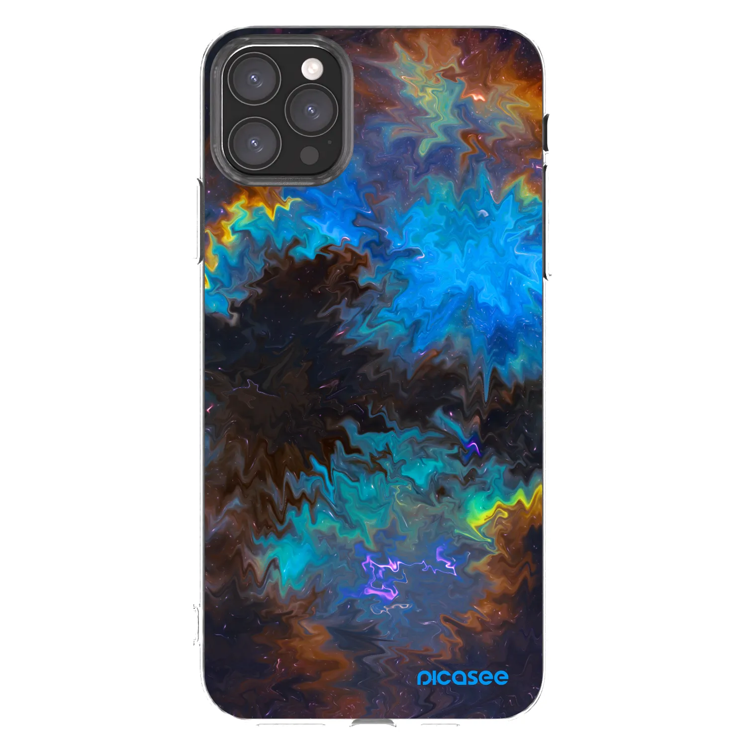Picasee Apple iPhone 11 Pro Max Hülle - Transparentes Silikon - Space