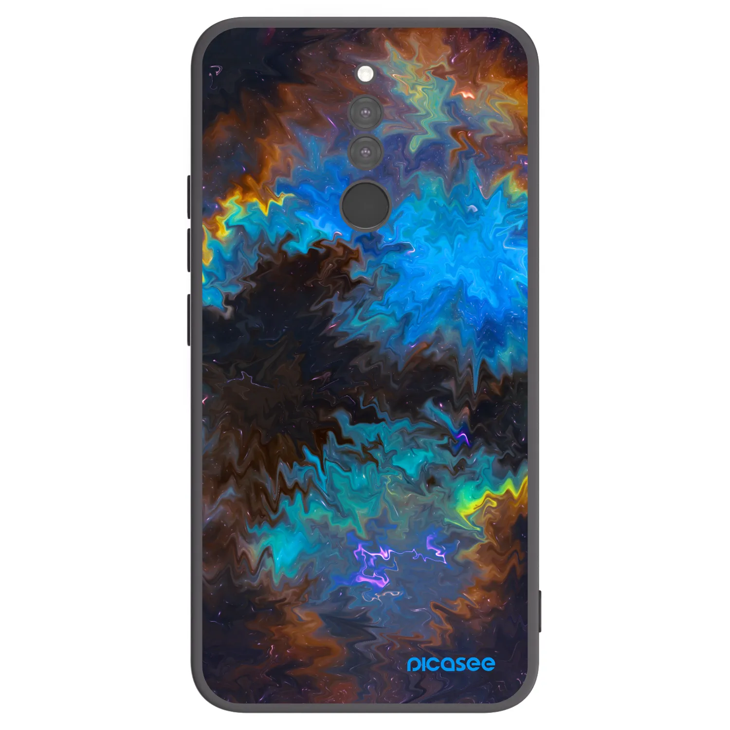 Picasee Xiaomi Redmi 8 Hülle - Schwarzes Silikon - Space