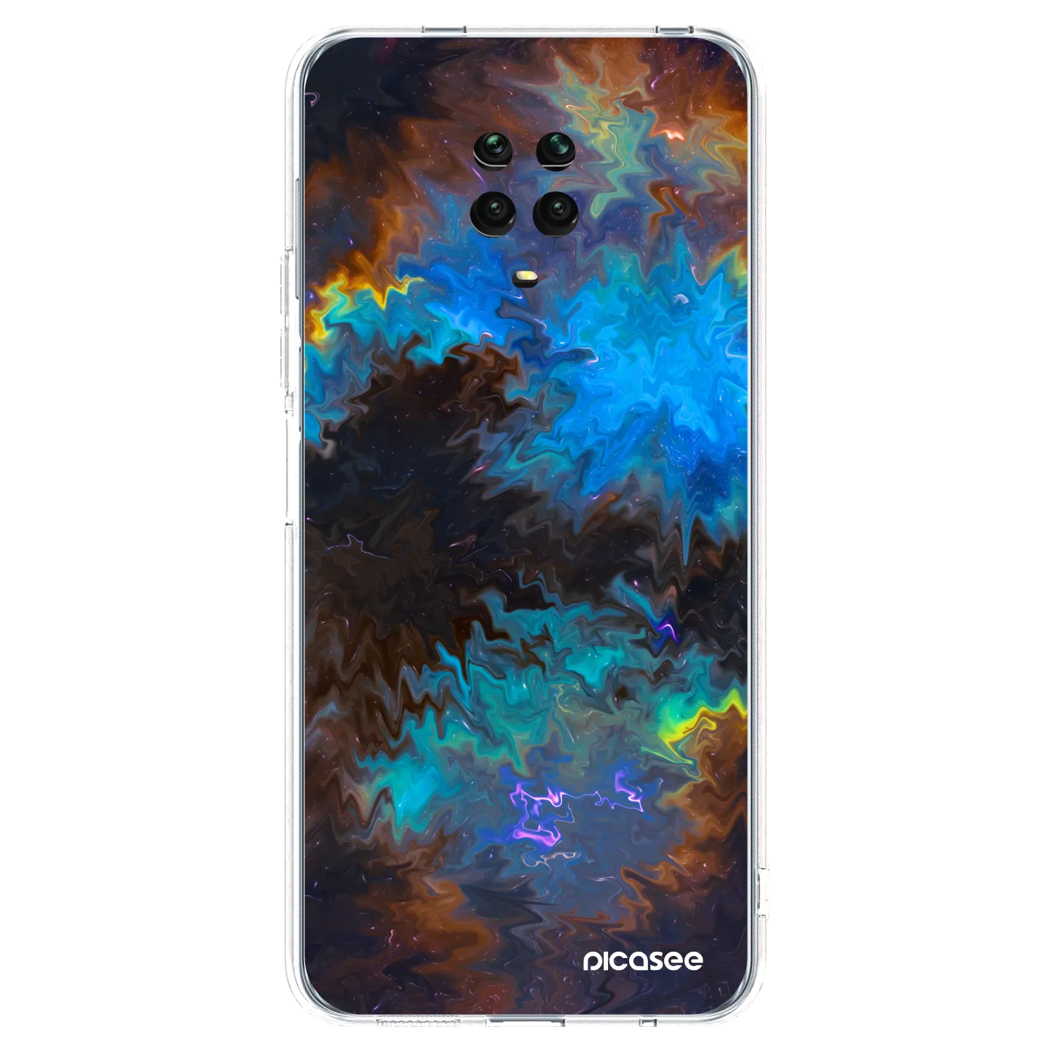 Picasee Xiaomi Redmi Note 9S Hülle - Transparentes Silikon - Space