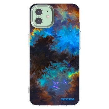 Picasee Apple iPhone 12 Pro Hülle - Transparentes Silikon - Space