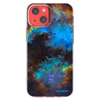 Picasee Apple iPhone 13 mini Hülle - Transparentes Silikon - Space