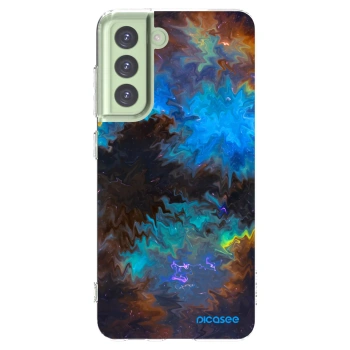 Picasee Samsung Galaxy S21 FE 5G Hülle - Transparentes Silikon - Space