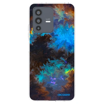 Picasee Vivo V23 5G Hülle - Transparentes Silikon - Space