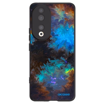 Picasee Honor 90 5G Hülle - Schwarzes Silikon - Space