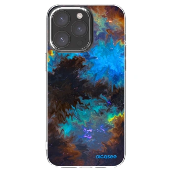 Picasee Apple iPhone 15 Pro Max Hülle - Transparentes Silikon - Space