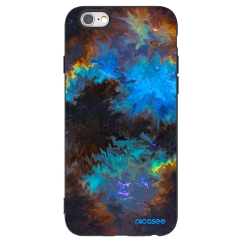 Picasee Apple iPhone 6/6S Hülle - Schwarzes Silikon - Space