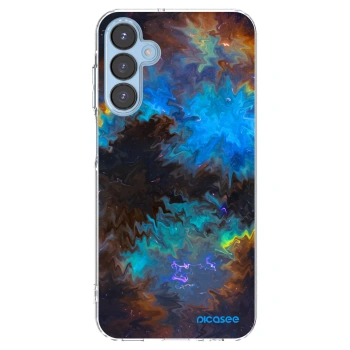 Picasee Samsung Galaxy A15 A156B 5G Hülle - Transparentes Silikon - Space