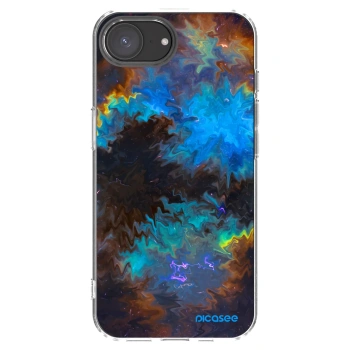Picasee Apple iPhone 16e Hülle - Transparentes Silikon - Space