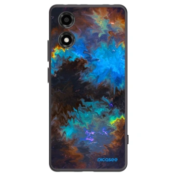 Picasee Motorola Moto E14 Hülle - Schwarzes Silikon - Space