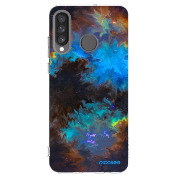 Picasee Huawei P30 Lite Hülle - Transparentes Silikon - Space