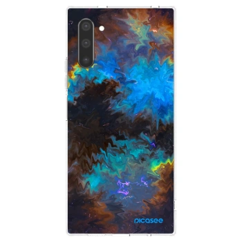 Picasee Samsung Galaxy Note 10 N970F Hülle - Transparentes Silikon - Space