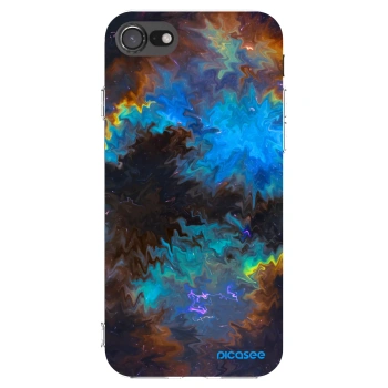 Picasee Apple iPhone 8 Hülle - Transparentes Silikon - Space