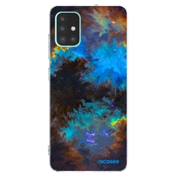 Picasee Samsung Galaxy A51 A515F Hülle - Transparentes Silikon - Space