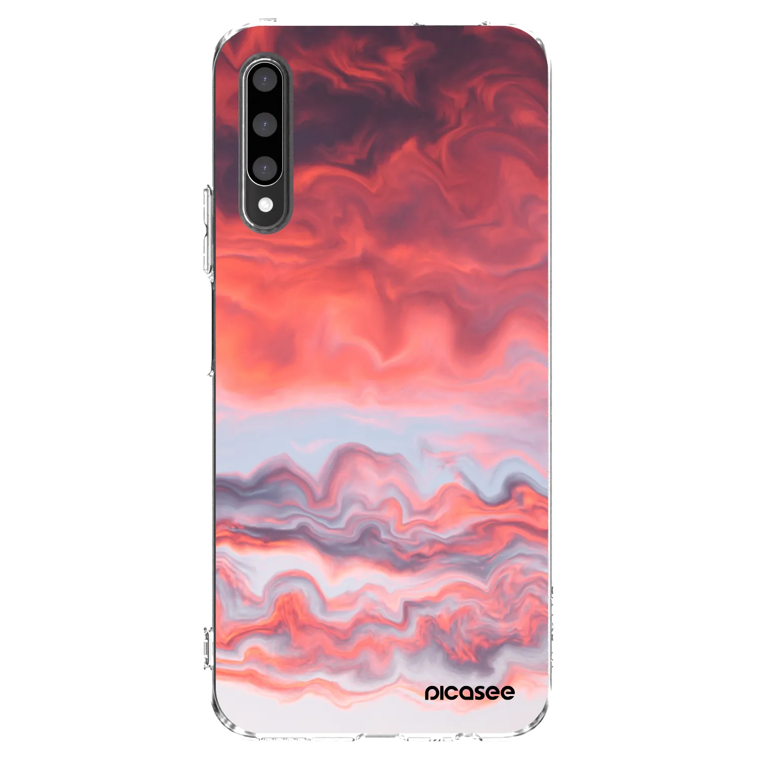 Picasee Honor 9X Pro Hülle - Transparentes Silikon - Sunset