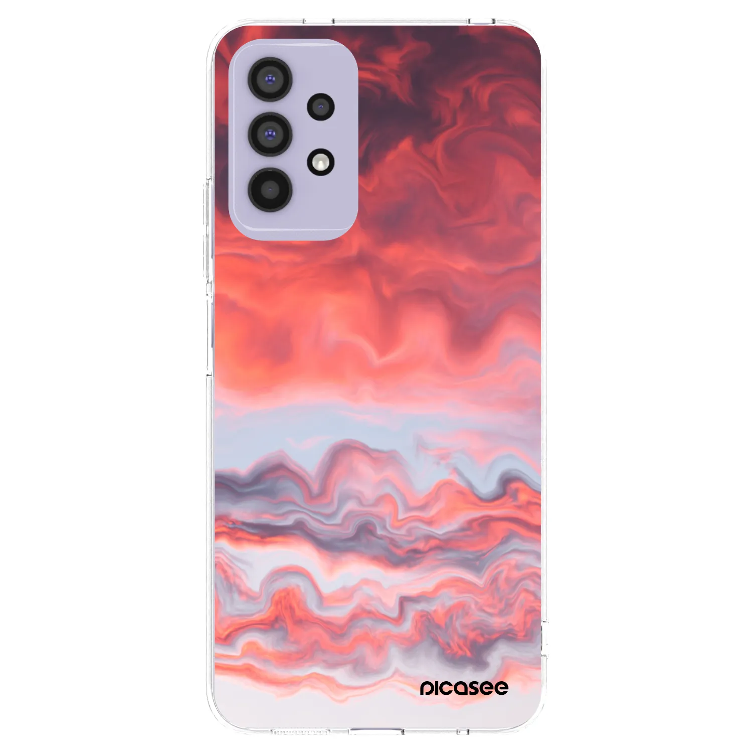Picasee Samsung Galaxy A32 4G SM-A325F Hülle - Transparentes Silikon - Sunset