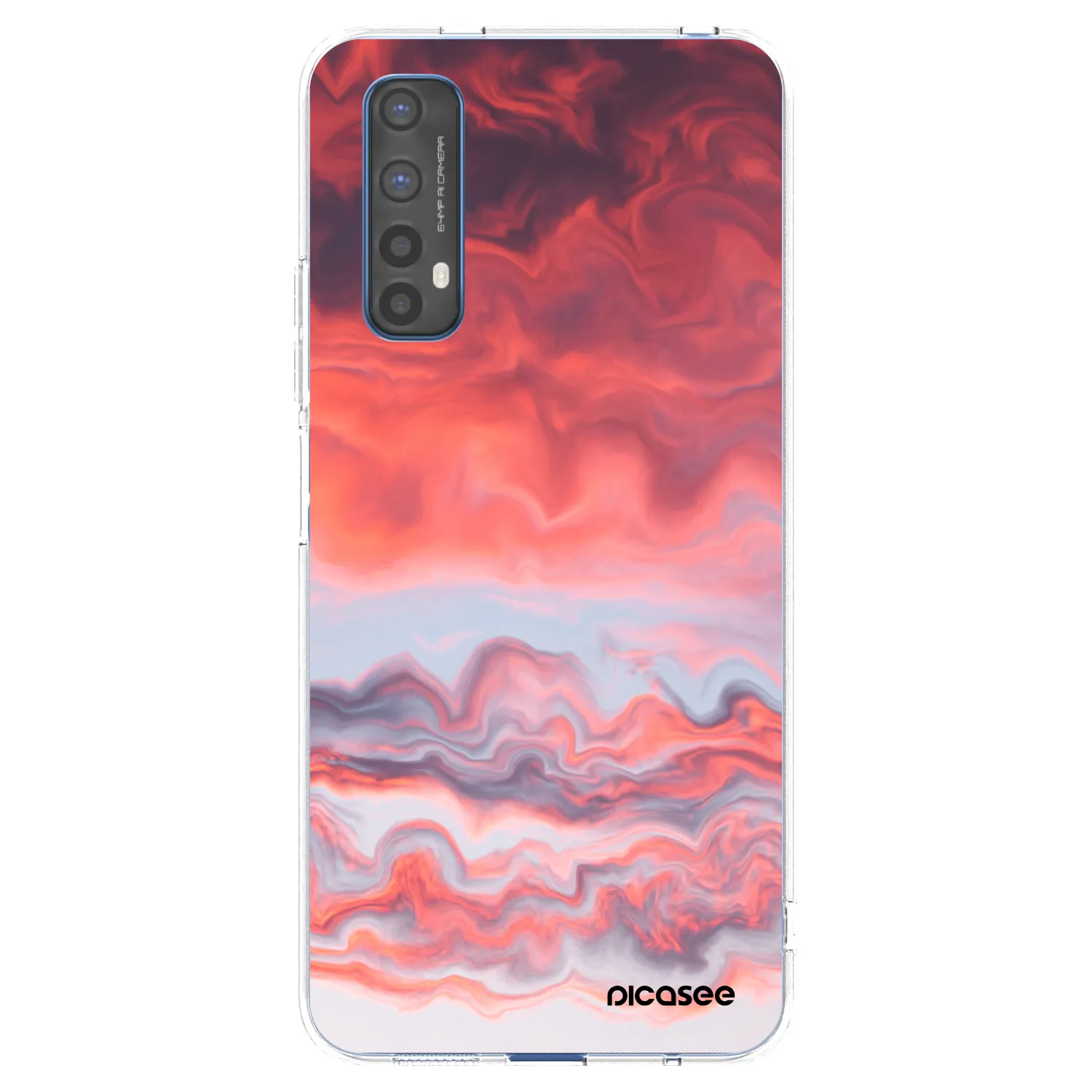 Picasee Realme 7 Hülle - Transparentes Silikon - Sunset