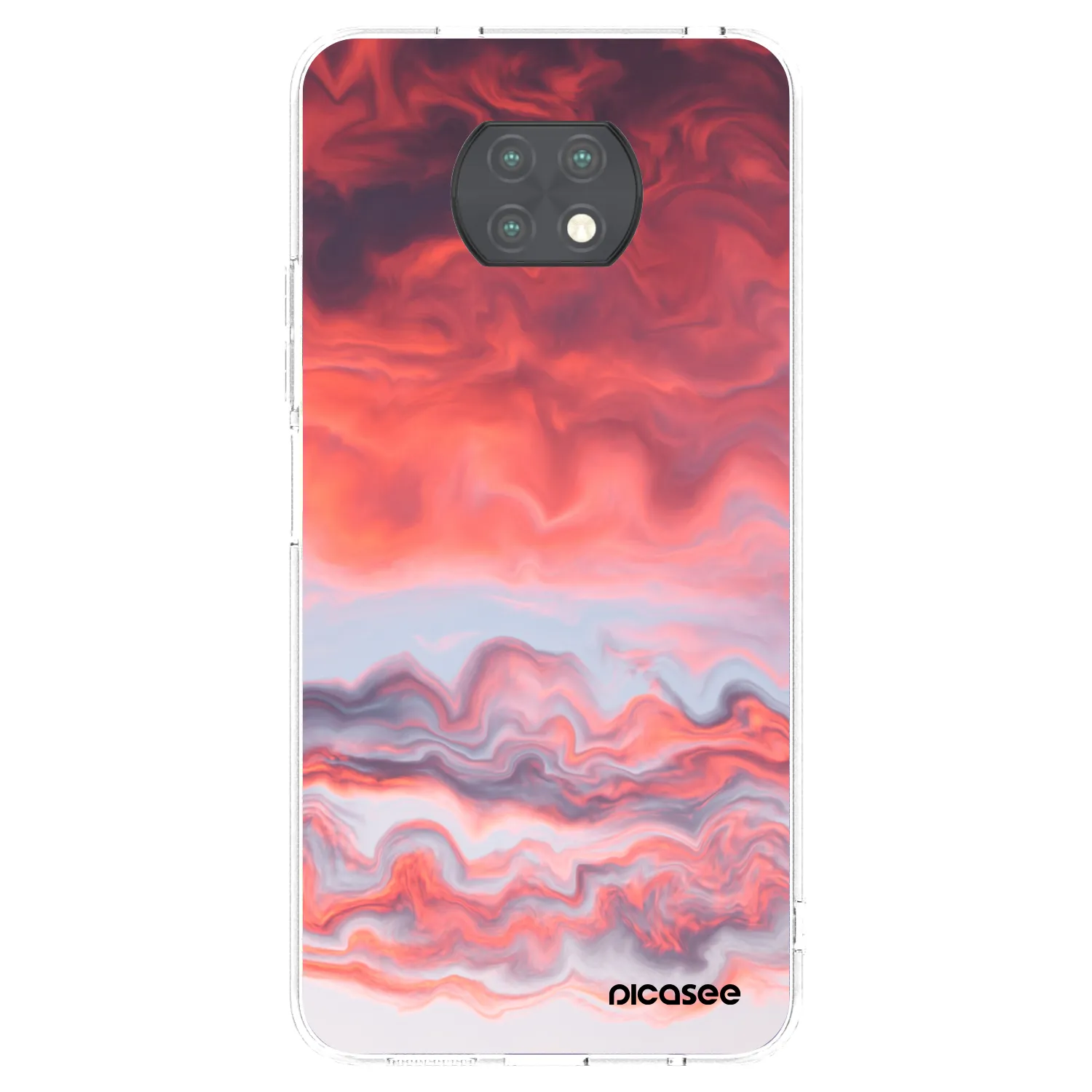 Picasee Xiaomi Redmi Note 9T Hülle - Transparentes Silikon - Sunset