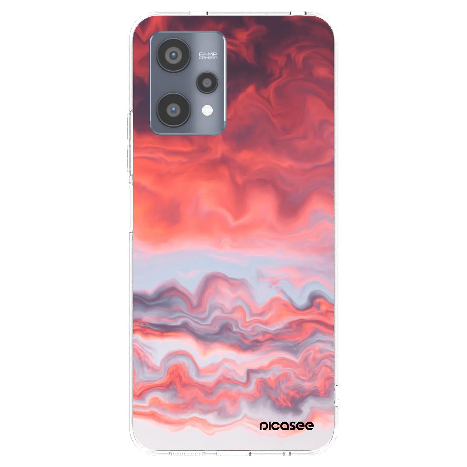 Picasee Realme 9 Pro 5G Hülle - Transparentes Silikon - Sunset