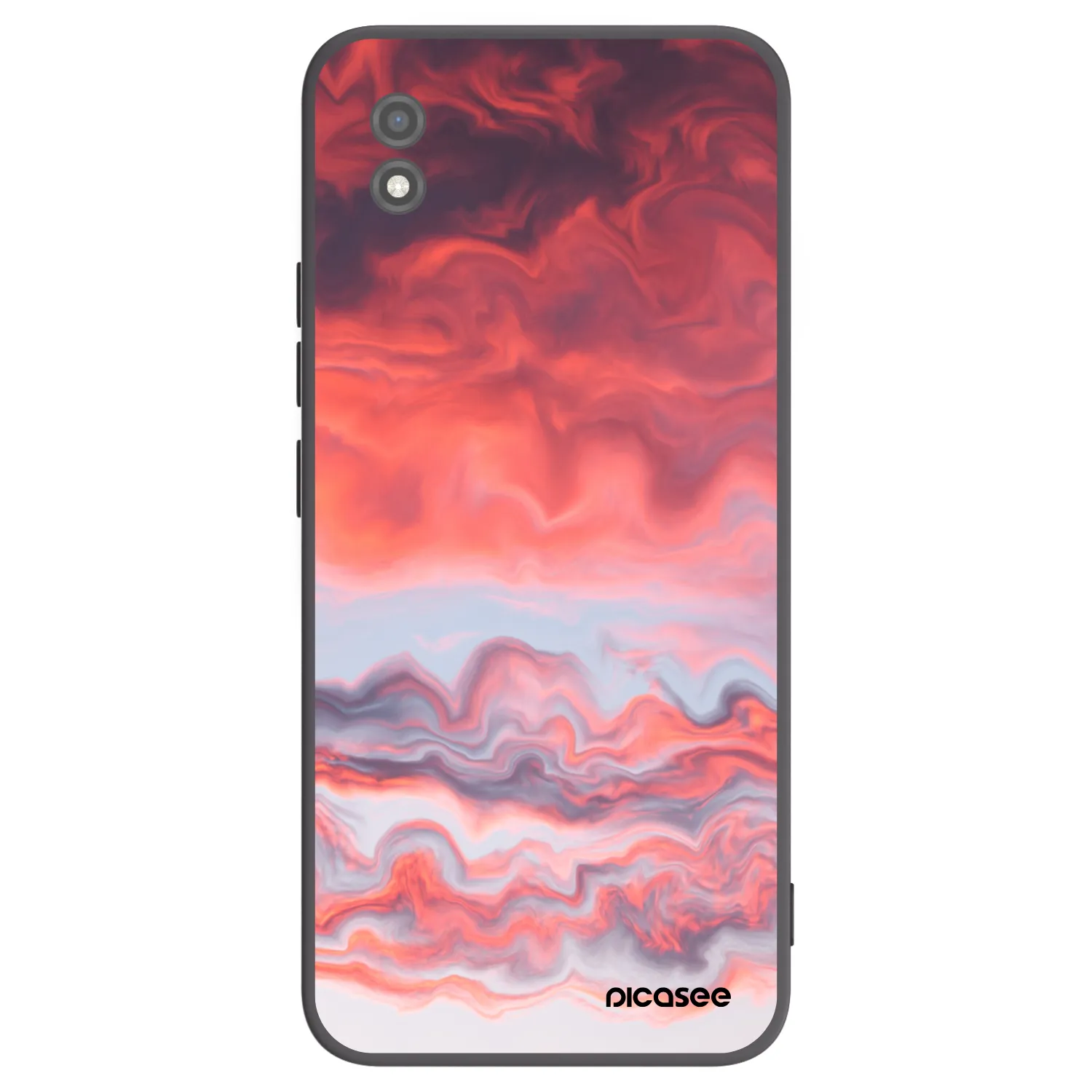 Picasee Realme C11 (2021) Hülle - Schwarzes Silikon - Sunset