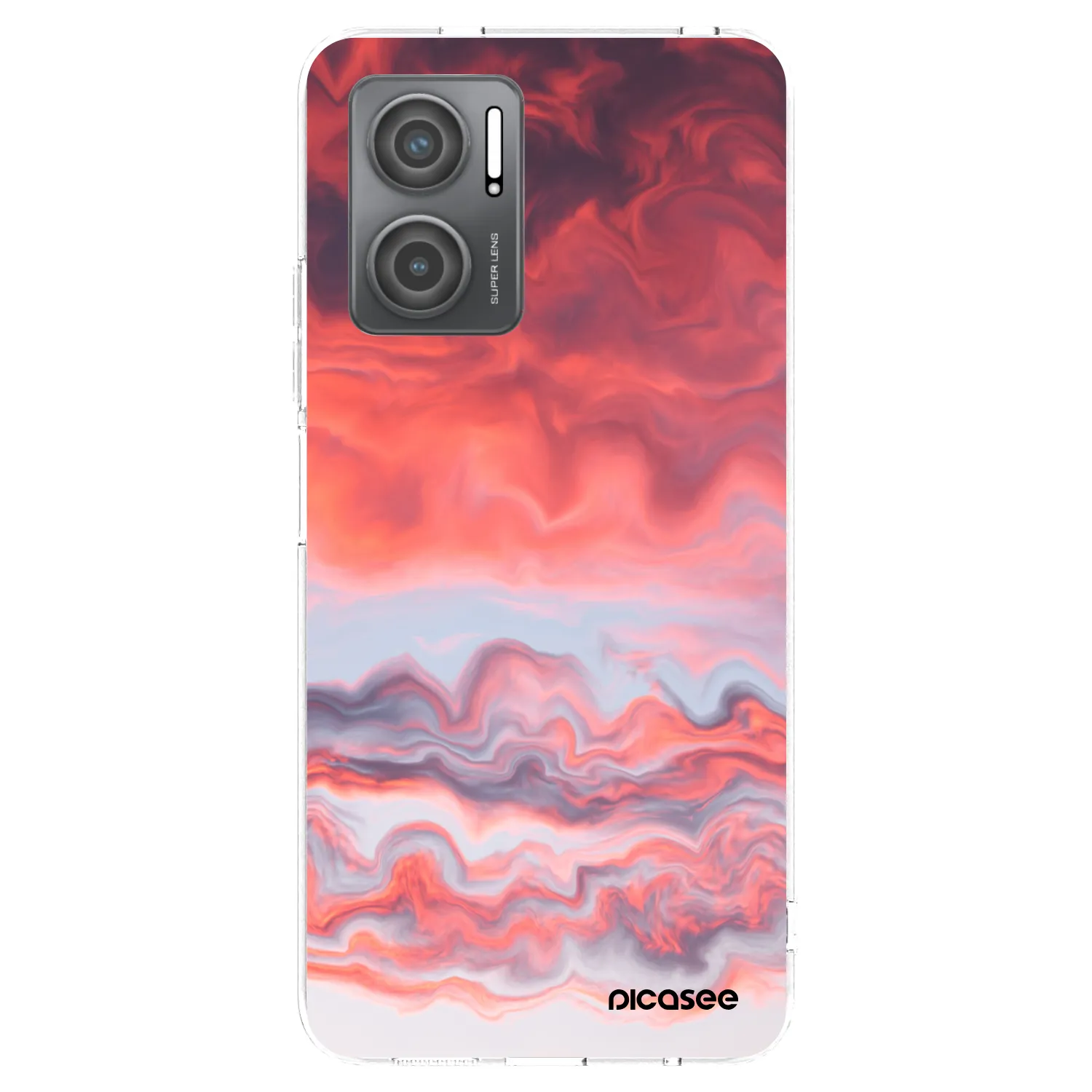 Picasee Xiaomi Redmi 10 5G Hülle - Transparentes Silikon - Sunset