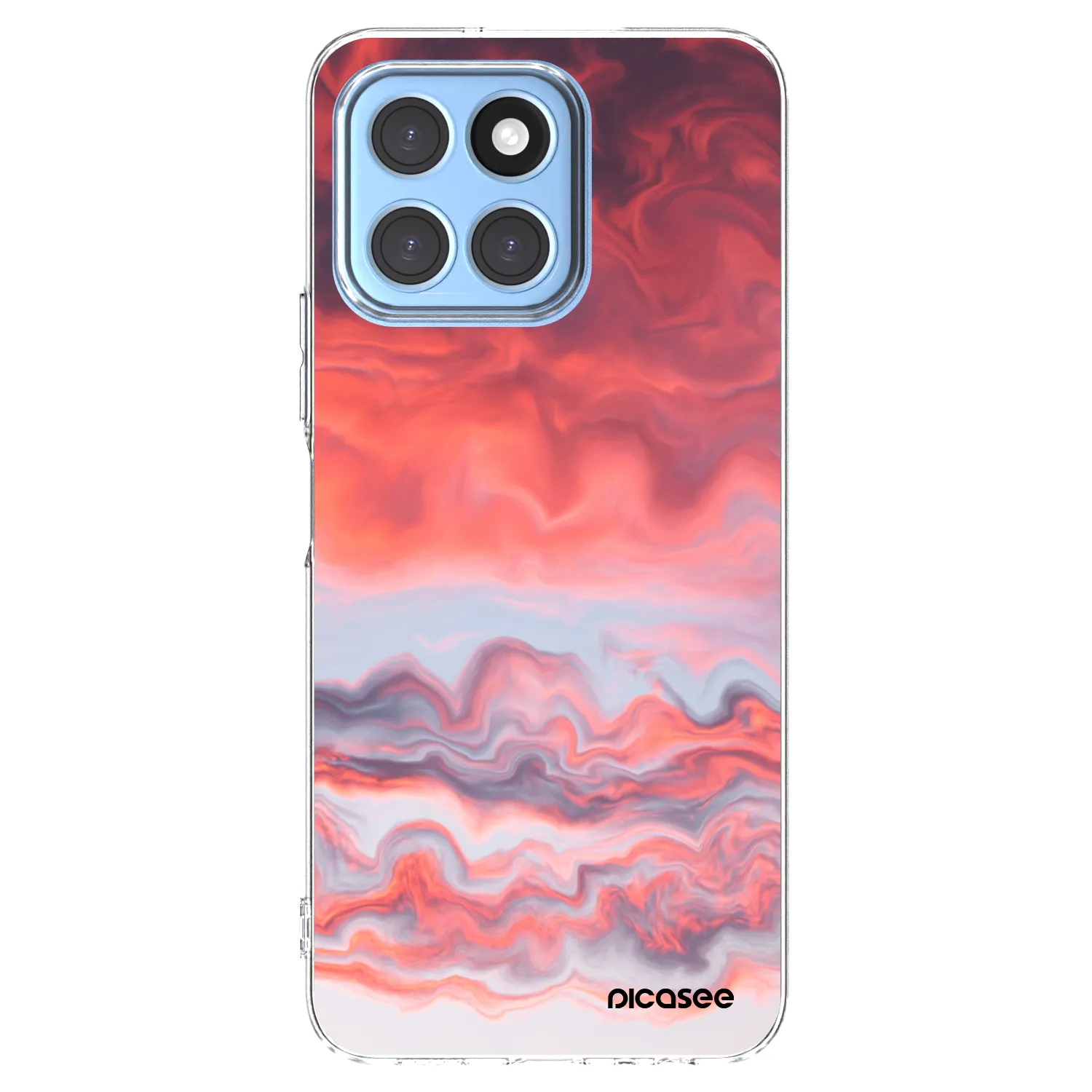 Picasee Honor X8 5G Hülle - Transparentes Silikon - Sunset