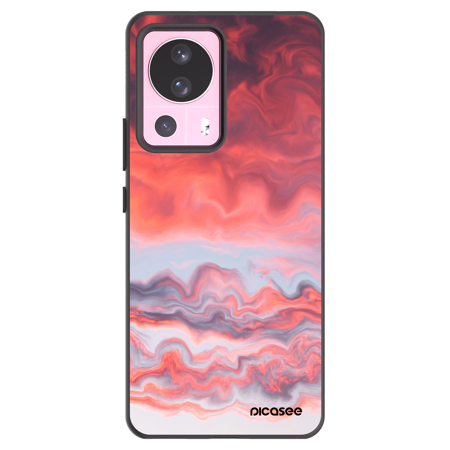 Picasee Xiaomi 13 Lite Hülle - Schwarzes Silikon - Sunset