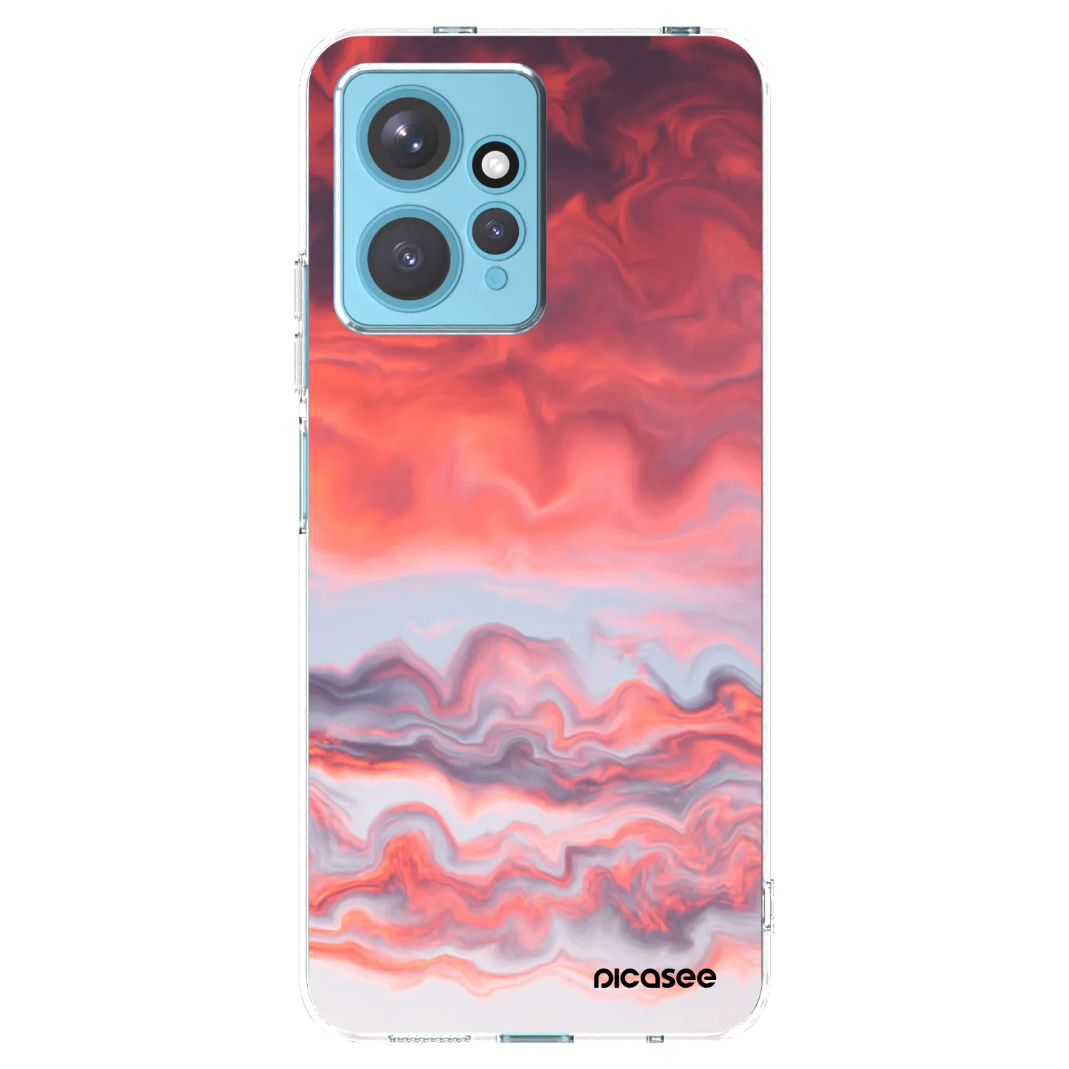 Picasee Xiaomi Redmi Note 12 4G Hülle - Transparentes Silikon - Sunset