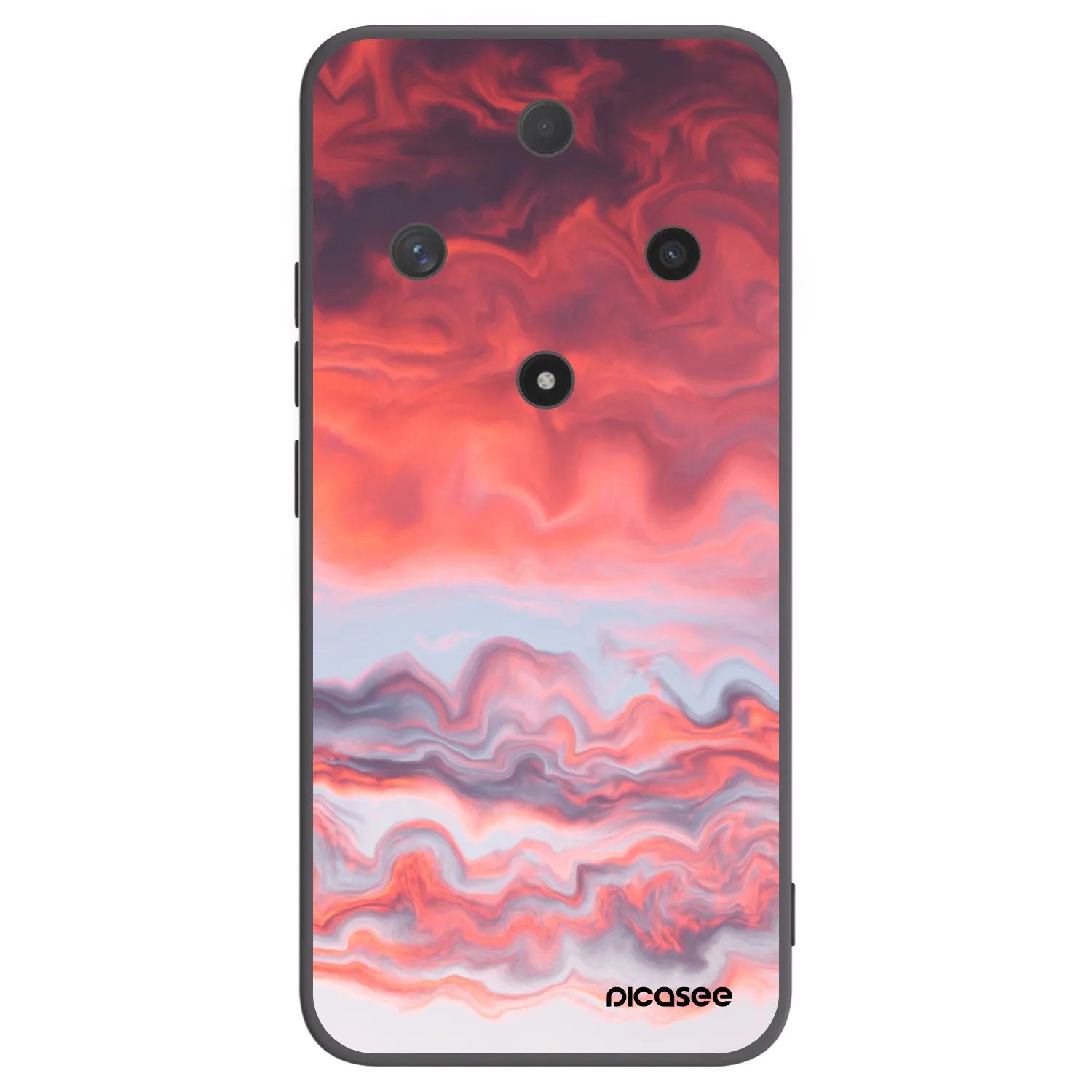Picasee Honor Magic6 Lite 5G Hülle - Schwarzes Silikon - Sunset