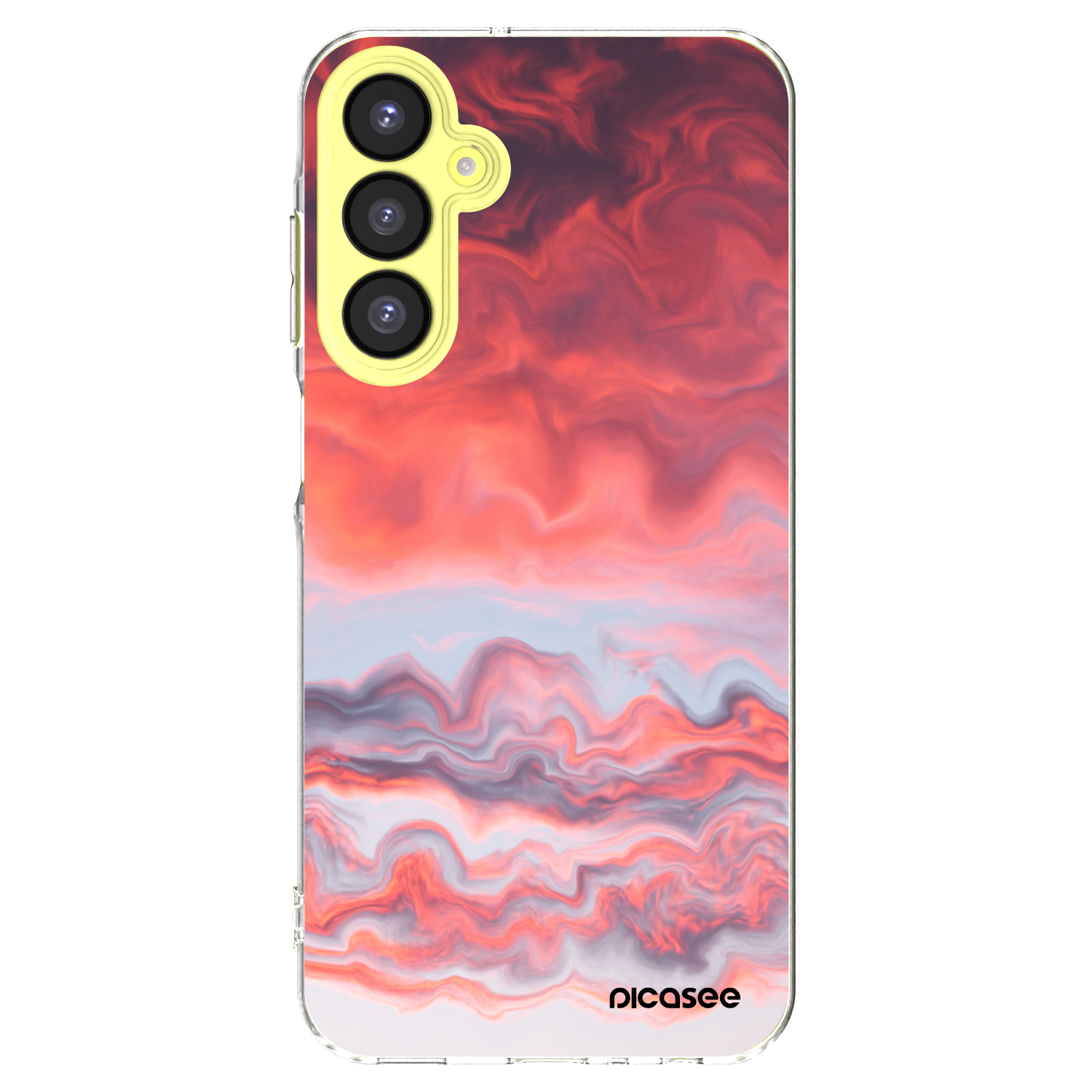 Picasee Samsung Galaxy A25 A256B 5G Hülle - Transparentes Silikon - Sunset