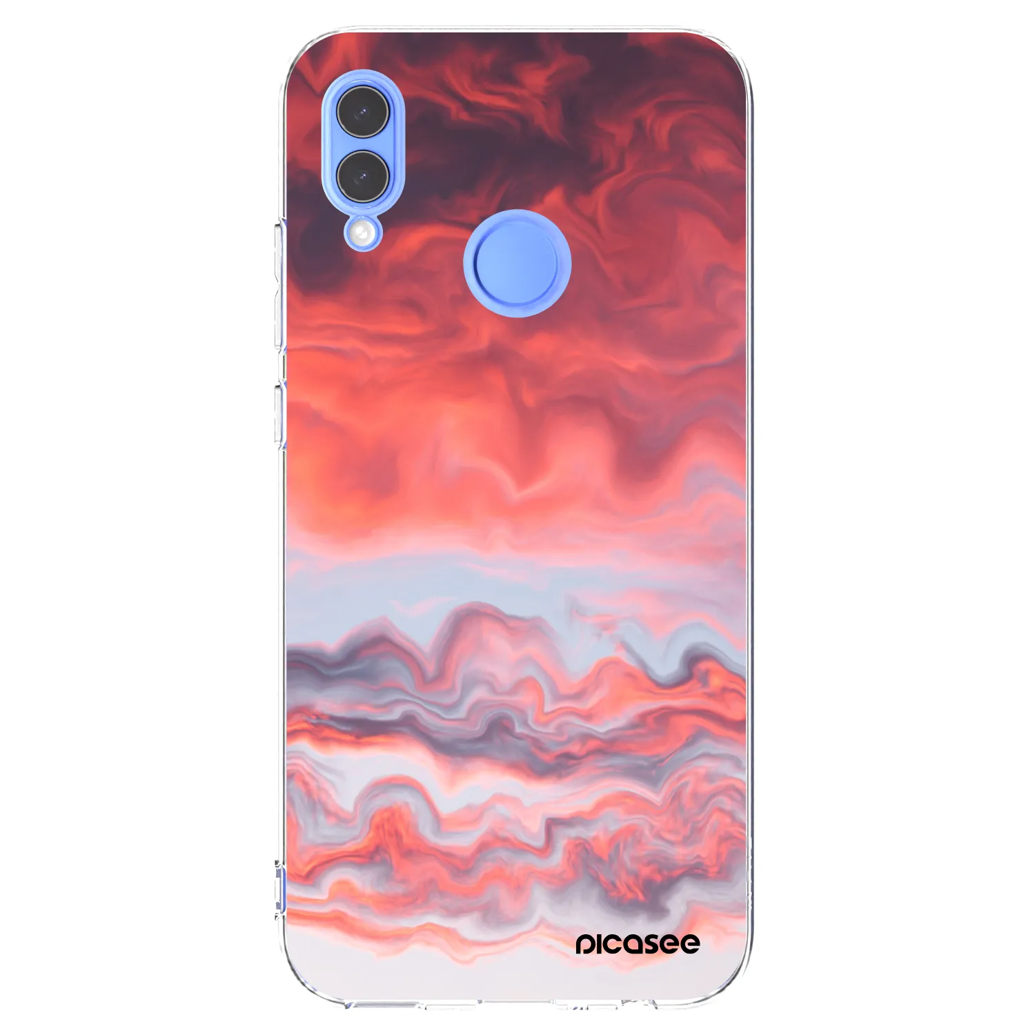 Picasee Honor 10 Lite Hülle - Transparentes Silikon - Sunset