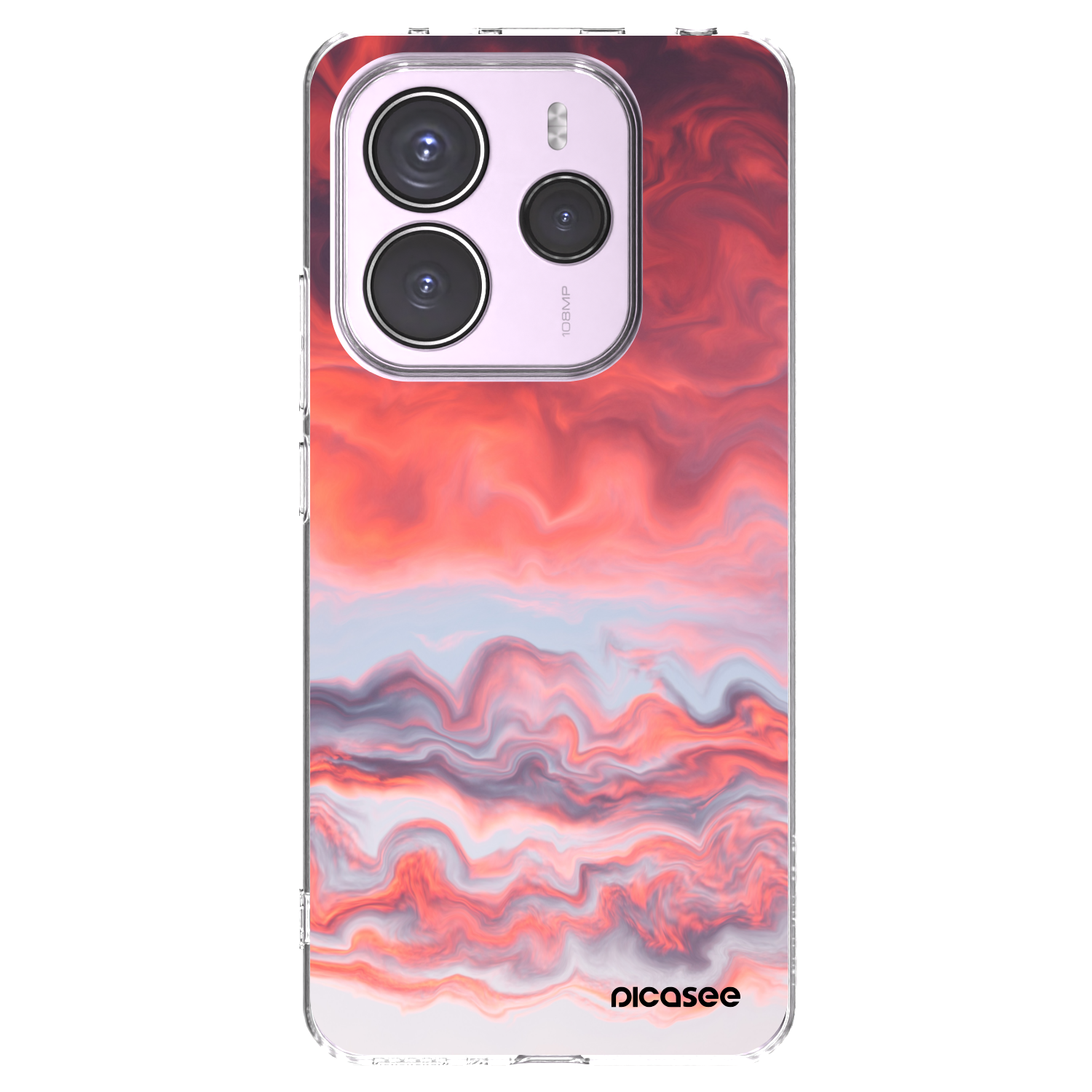 Picasee Xiaomi Redmi Note 14 5G Hülle - Transparentes Silikon - Sunset