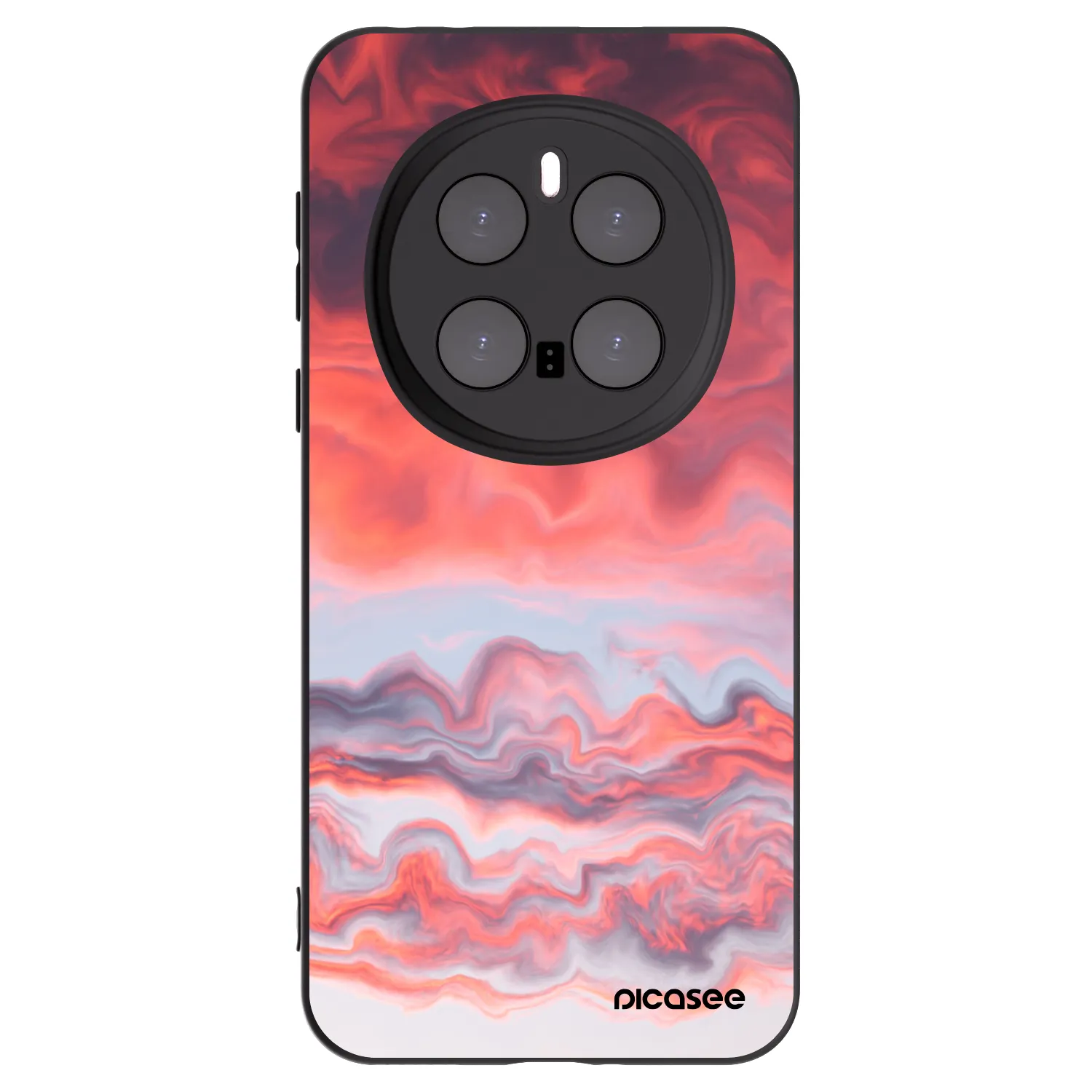 Picasee Honor Magic7 Pro 5G Hülle - Schwarzes Silikon - Sunset