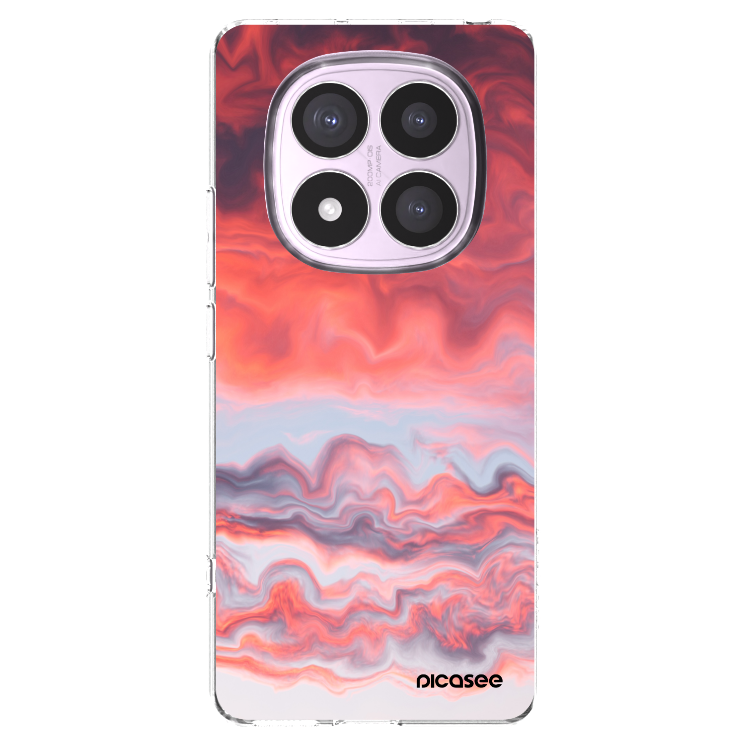 Picasee Xiaomi Redmi Note 14 Pro 4G Hülle - Transparentes Silikon - Sunset