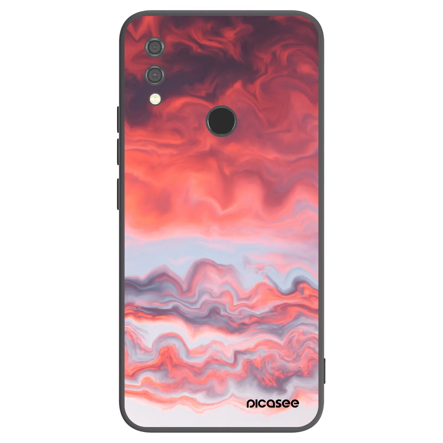 Picasee Xiaomi Redmi Note 7 Hülle - Schwarzes Silikon - Sunset
