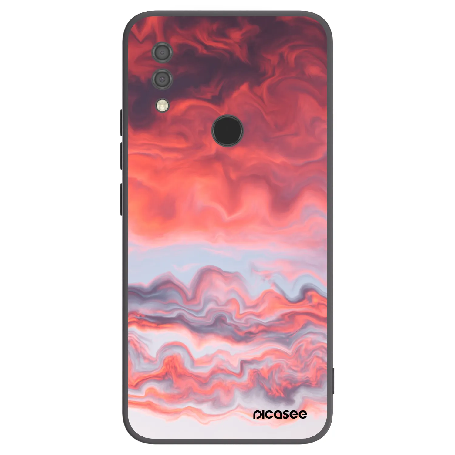Picasee Xiaomi Redmi 7 Hülle - Schwarzes Silikon - Sunset