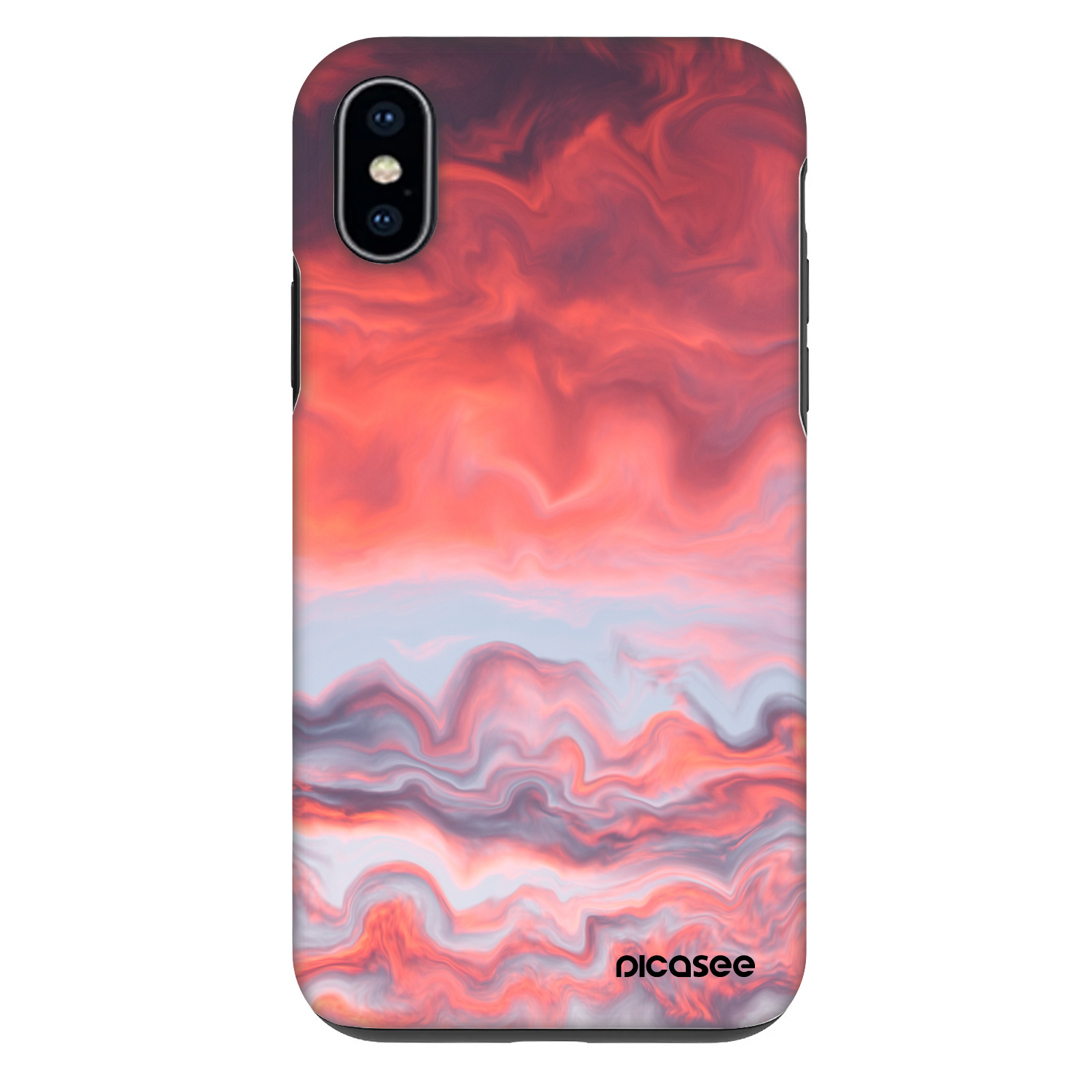 Picasee Fashion Case für Apple iPhone X/XS - Sunset