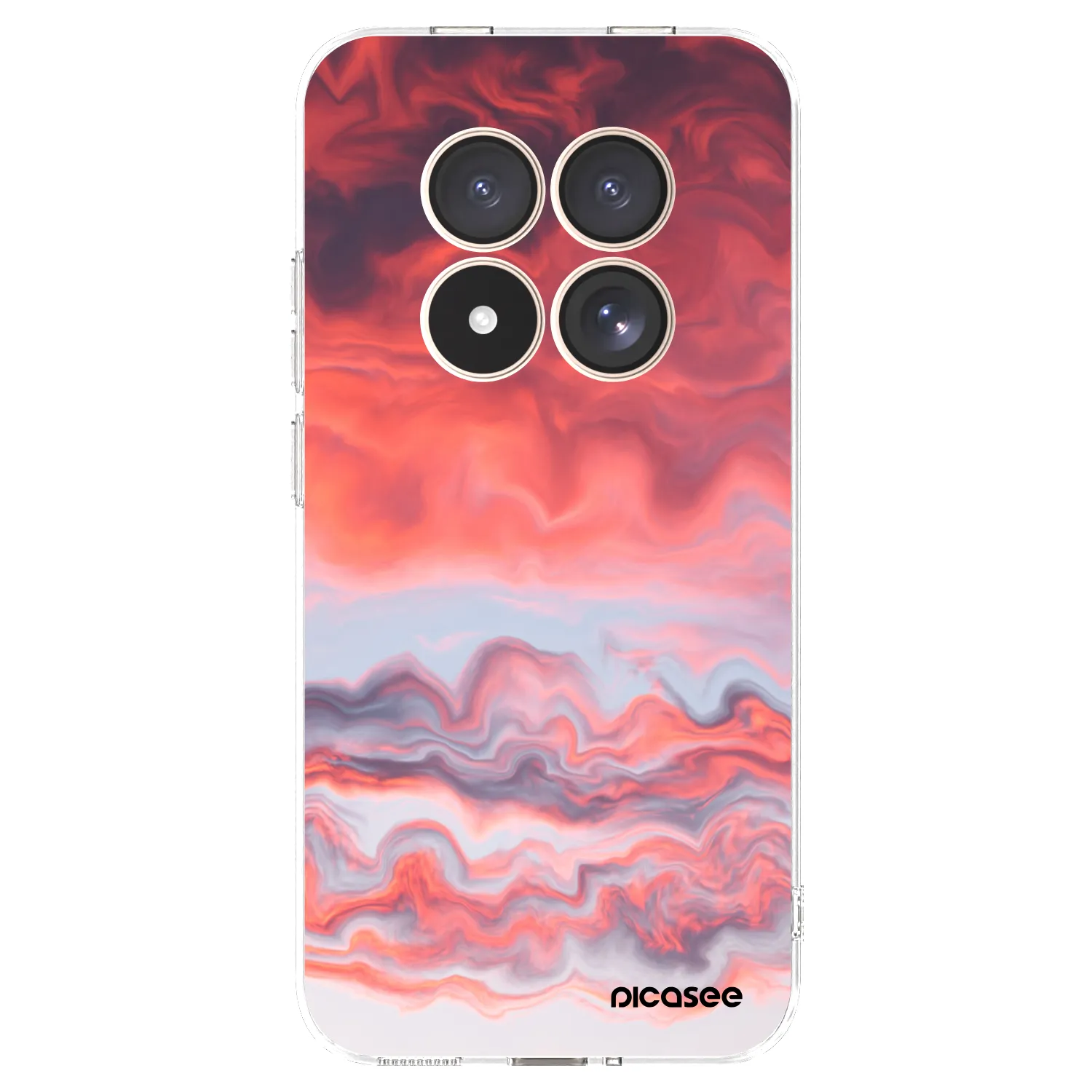 Picasee Xiaomi Redmi Note 15 Pro 4G Hülle - Transparentes Silikon - Sunset