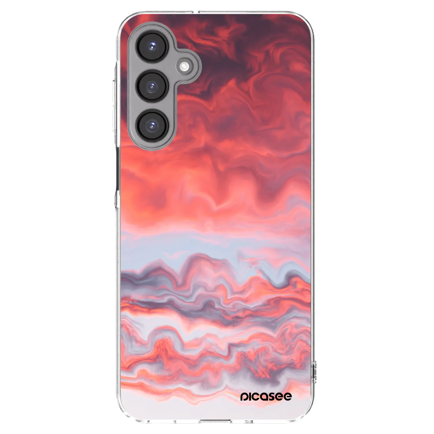 Picasee Samsung Galaxy A16 4G Hülle - Transparentes Silikon - Sunset