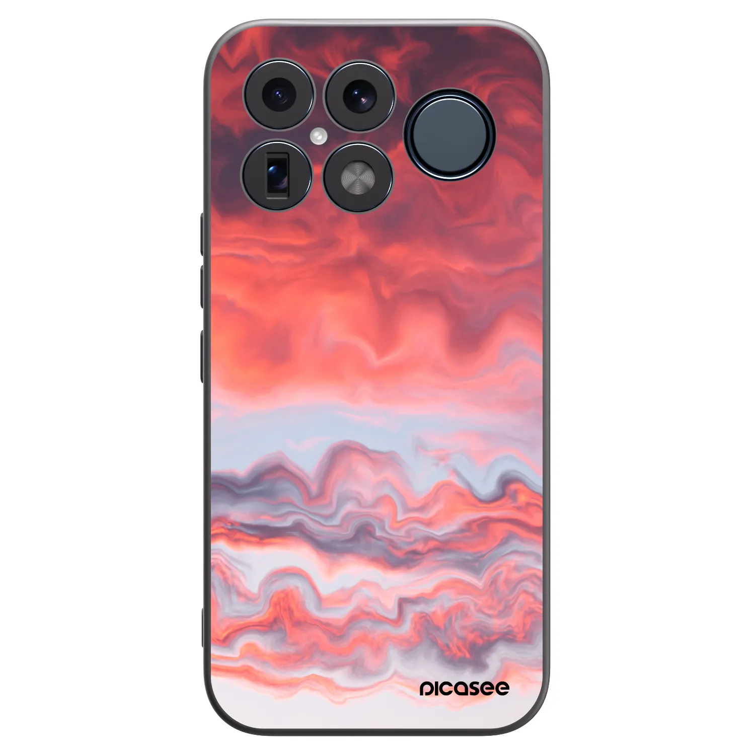 Picasee Xiaomi Poco F8 Ultra Hülle - Schwarzes Silikon - Sunset